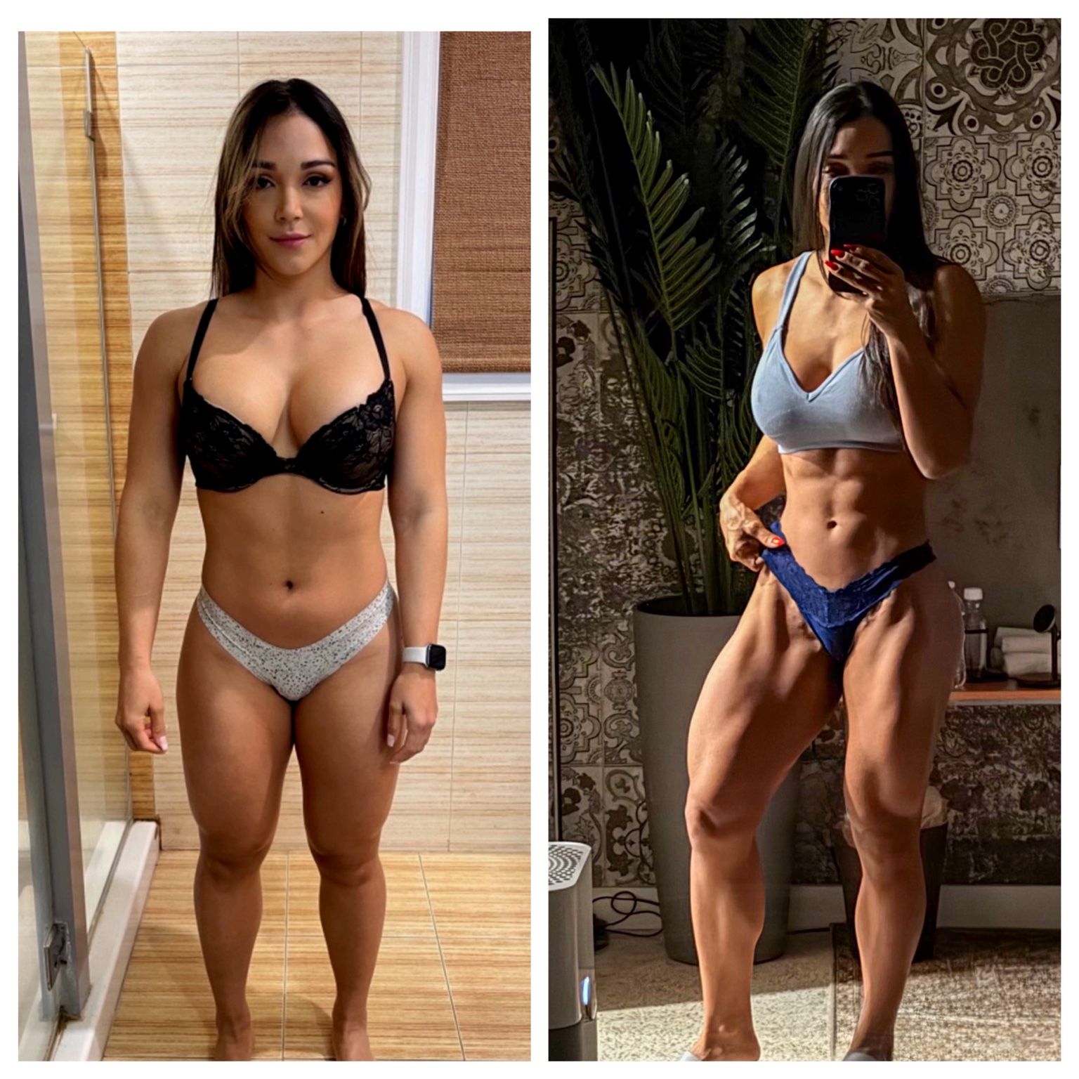Fitness progress comparison 3