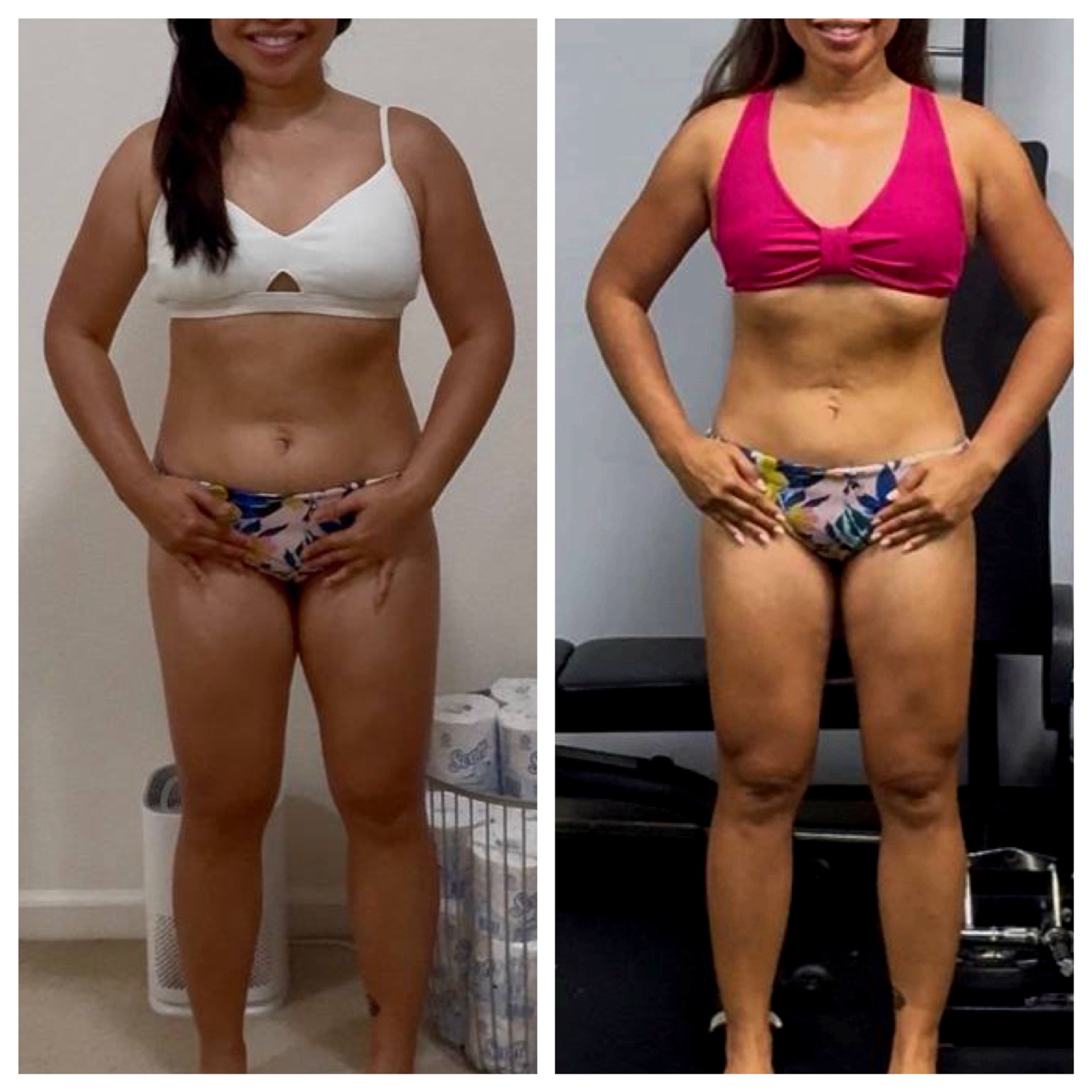 Fitness progress comparison 11
