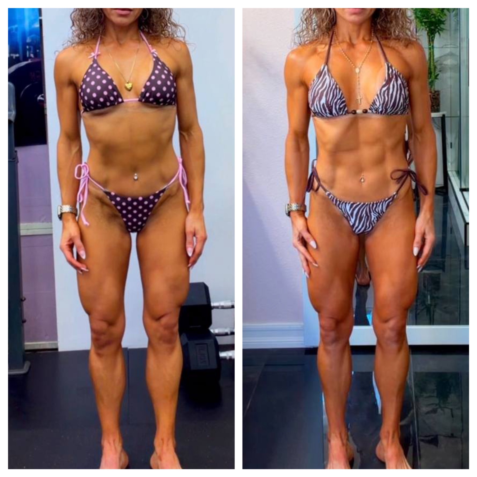Fitness progress comparison 13