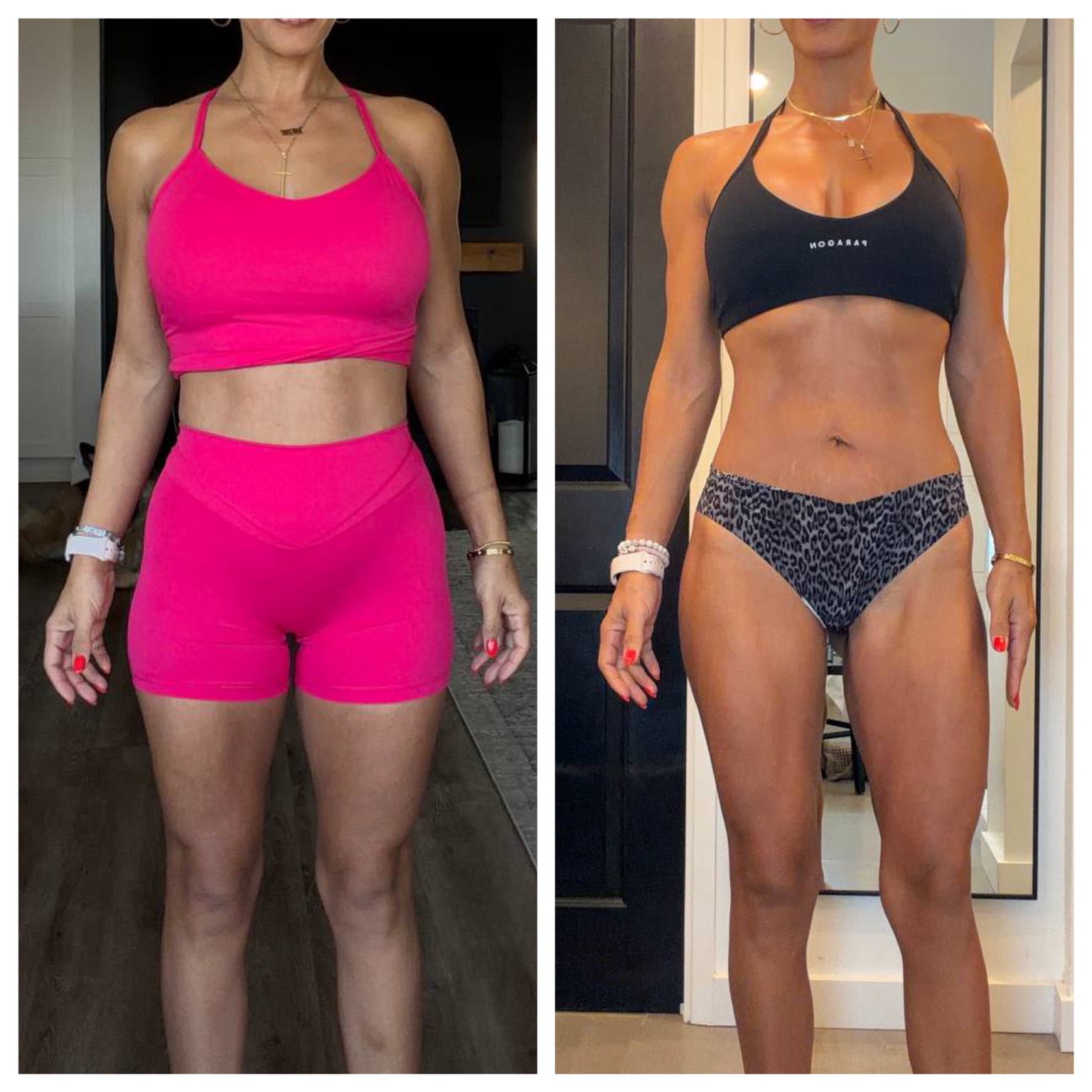 Fitness progress comparison 14
