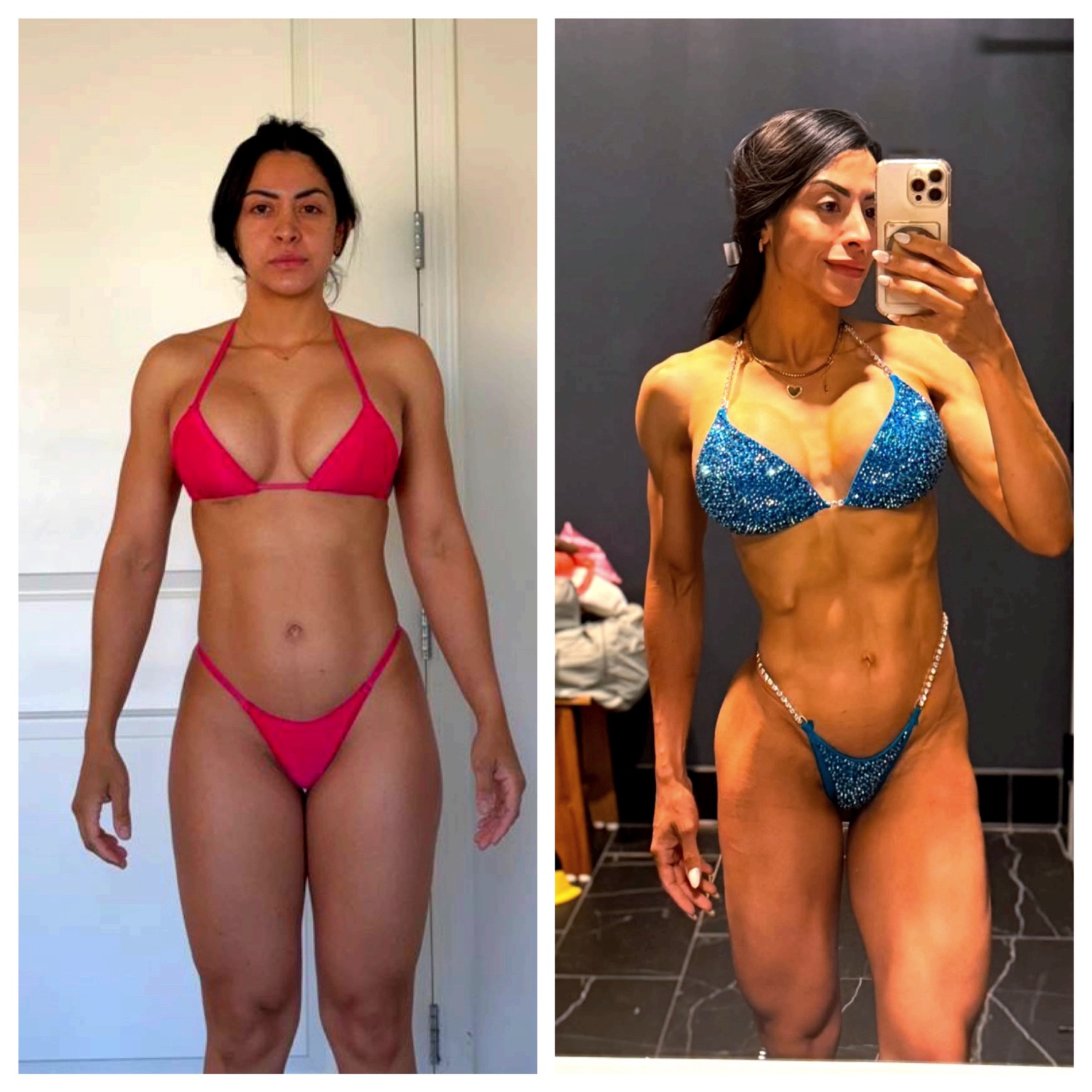 Fitness progress comparison 16