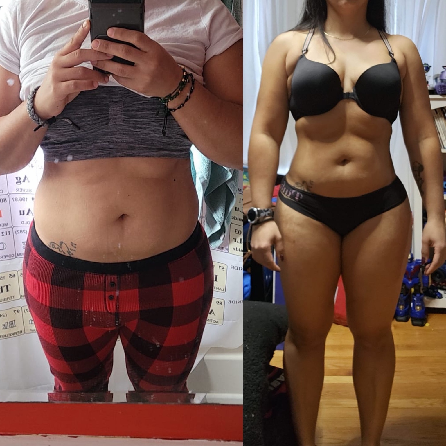Fitness progress comparison 19